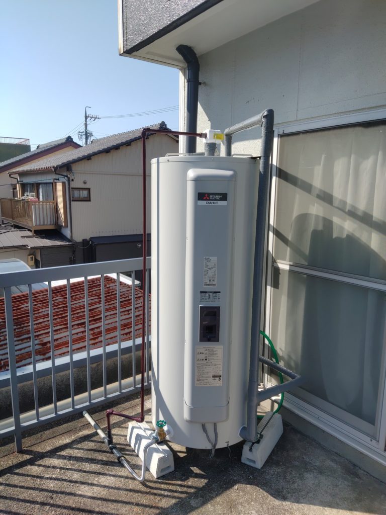 名古屋市　電気温水器交換工事　画像
