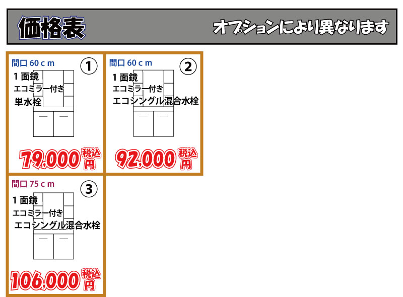 TOTO Bシリーズ 価格表