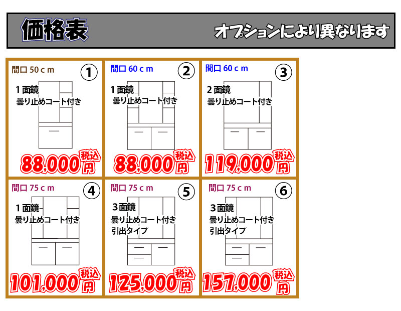 INAX オフト 洗面化粧台 価格表 INAX オフト 洗面化粧台 価格表