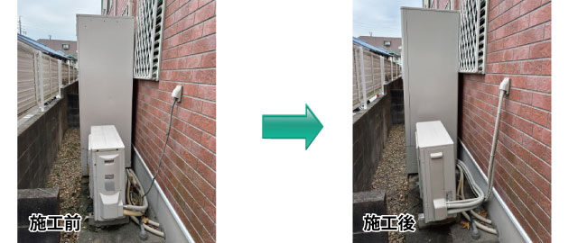 エコキュート交換工事　知多郡東浦町　画像